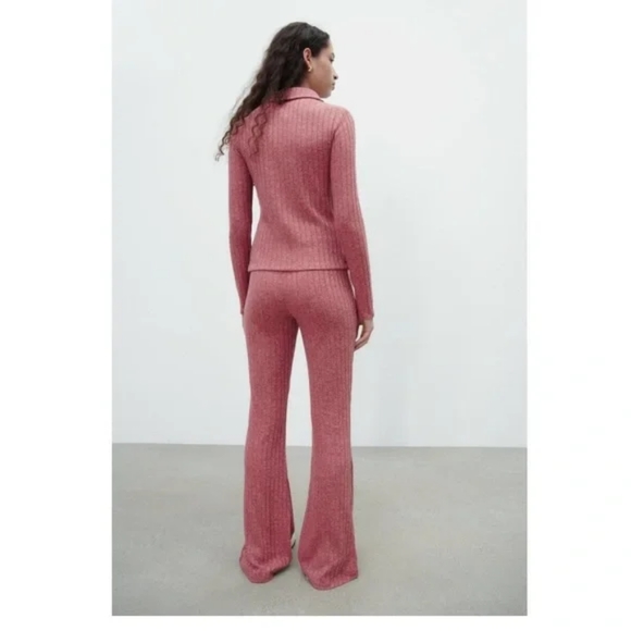 Zara Limited Edition Soft Rib Polo Shirt - Picture 4 of 7